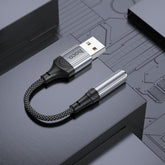 Hoco | Adapter USB-A to 3.5mm “LS36 Fresh” audio converter